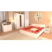 Dormitor Soft Alb cu pat 120x200 cm